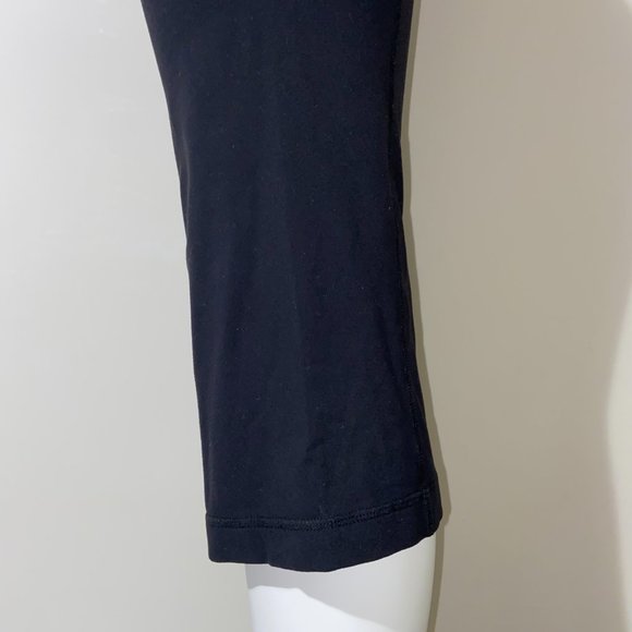 Lululemon Black Multi Straight Leg Crop *19" - Size 8 - Picture 7 of 14